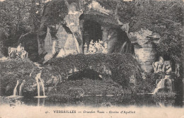 78-VERSAILLES GRANDES EAUX GROTTE D APOLLON-N°T5168-B/0103 - Versailles (Castillo)