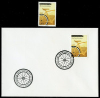 ANDORRA Postes (2023) Bici Lab Andorra, Bicicleta, Bicyclette, Bicycle, Fahrrad, Fiets - First Day Cover + Stamp - Colecciones