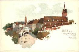 11195990 Basel BS Martins Kirche Muenster Basel BS - Autres & Non Classés