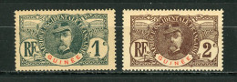 GUINÉE (RF) - FAIDHERBE  - N°Yt  33+34* - Unused Stamps