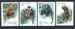 Chine N°4052/55** (MNH) 2002 - Faune "Singes" - Unused Stamps