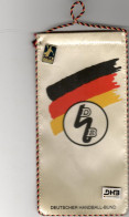 Deutscher Handball - Bund Flag And Two Badges - Germany - Handball