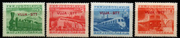 Triest Zone B 1950 - Mi.Nr. 31 - 34 X - Ungebraucht Mit Gummi Und Falzrest MH - Eisenbahnen Railways - Nuevos