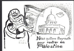 POLITIQUE - ILLUSTRATEUR  A.TALBI - Evacuation Des Combattants Palestiniens De Beyrouth Aout 1982 - Eventi