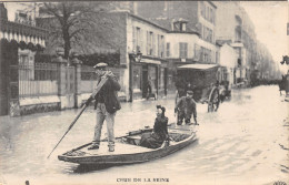 75-PARIS CRUE DE LA SEINE-N°T5168-G/0375 - De Overstroming Van 1910