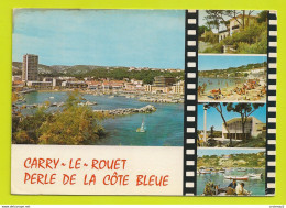 13 CARRY LE ROUET Perle De La Côte Bleue En 5 Vues N°4172 Plage Baignade Bateaux Pêche Pêcheurs En 1973 - Carry-le-Rouet