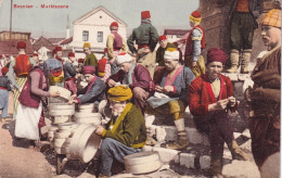 KuK - SARAJEVO BOSNIE - Bosnien - Marktszene  Carte Postale Ancienne Colorisée  - Marché Vieux Métiers WW1 - Bosnië En Herzegovina