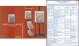 Calendrier Des émissions De Timbres Français 2ème Semestre 2003 - Photo Du Timbre "Paul Signac La Bouée Rouge" 0,75 - Documents Of Postal Services