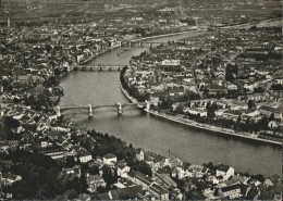 11195858 Basel BS Fliegeraufnahme Vier Rheinbruecken Basel BS - Autres & Non Classés