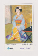 JAPAN  - Woman In Traditional Dress  Magnetic Phonecard - Japón