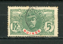 GUINÉE (RF) - FAIDHERBE  - N°Yt  36 Obli. SURCHARGE RECTO-VERSO - Used Stamps