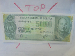BOLIVIE 50.000 PESOS BOLIVIANOS 1984 Neuf (B.33) - Bolivie