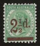 South  Australia     .   SG    .   229       .   *      .     Mint-hinged - Neufs