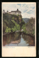 Künstler-AK Otto Stoitzner: Rosenburg Am Kamp, Flusslauf Am Schloss Rosenburg  - Other & Unclassified