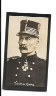 BL69 - CARTE CIGARETTE DRAPKIN - GENERAL GERARD LEMAN - 1914-18