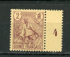 GUINÉE (RF) - BERGER  - N°Yt  19** BORD MILLÉSIME - Ungebraucht