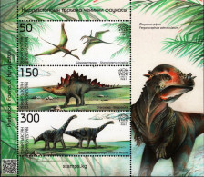 Kyrgyzstan - KEP - 2023 - Prehistoric Fauna Of Kyrgyzstan - Mint Stamp Sheetlet - Kirgizië