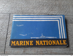 Brochure Marine Nationale Composition De La Flotte 1964 Sous Marins Porte Hélicoptère Croiseur Frégate Grades - Aardrijkskunde