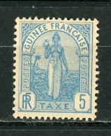 GUINÉE (RF) - T. TAXE  - N°Yt  1* - Unused Stamps