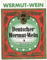 Labels - Wine & Champagne - Deutscher Wermut-Wein / Germany - Etikett Nr: 610 - Altri & Non Classificati