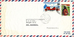 Congo Brazzaville Air Mail Cover Sent To Denmark 29-6-1977 - Afgestempeld