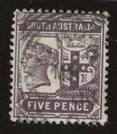 South  Australia     .   SG    .   238     .   O      .     Cancelled - Used Stamps