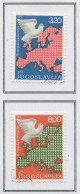 Europa KSZE 1975 Yougoslavie - Jugoslawien - Yugoslavia Y&T N°1469 à 1470 - Michel N°1585 à 1586 (o) - Idées Européennes