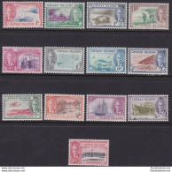 1950 CAYMAN ISLANDS, SG 135/147 Serie Di 13 Valori - MH* - Sonstige & Ohne Zuordnung
