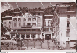 Cm521 Cartolina Saluti Da Ceres Grande Albergo Miravalle Torino Rifilata 1933 - Otros & Sin Clasificación