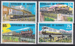 Dschibuti 1979 - Mi.Nr. 237 - 240 - Postfrisch MNH - Eisenbahnen Railways - Trains
