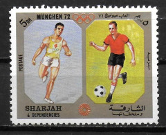SHARJAH   N°   * *     Jo  1972   Course Football Soccer Fussball - Unused Stamps