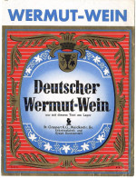 Labels - Wine & Champagne - Deutscher Wermut-Wein / Germany - Etikett Nr: 614 - Altri & Non Classificati