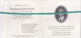 Richard Matthys-Hertleer, Maldegem-Kleit 1922, Sijsele-Damme 1998. Foto - Todesanzeige