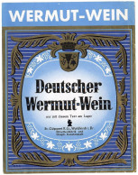 Labels - Wine & Champagne - Deutscher Wermut-Wein / Germany - Etikett Nr: 618 - Otros & Sin Clasificación