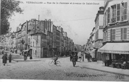 VERSAILLES - Rue De La Paroisse Et Avenue De Saint-Cloud - Librairie - Animé - Versailles