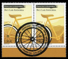 ANDORRA Postes (2023) Bici Lab Andorra, Bicicleta, Bicyclette, Bicycle, Fahrrad, Fiets - First Day - Usati