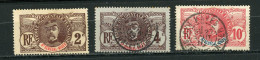 HAUT SENEGAL ET NIGER (RF) - FAIDHERBE  - N°Yt  2+3+5 Obli. - Used Stamps
