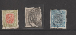 Islande 1913-18 - Yvert 75,79,81 Oblitere Cote 168,50€ - Usati