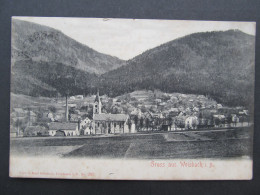 AK Weissbach Bílý Potok Pod Smrkem Okr. Liberec Reichenberg  1906 // Aa0246 - Tchéquie