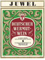 Labels - Wine & Champagne - JUWEL Deutscher Wermut-Wein / Germany - Etikett Nr: 673 - Other & Unclassified