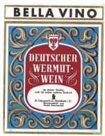 Labels - Wine & Champagne - BELLA VINO Deutscher Wermut-Wein / Germany - Etikett Nr: 677 - Sonstige & Ohne Zuordnung