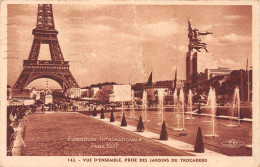 75-PARIS EXPO INTERNATIONALE JARDIN DU TROCADERO-N°4225-E/0043 - Ausstellungen