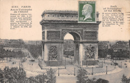 75-PARIS L ARC DE TRIOMPHE DE L ETOILE-N°4225-D/0367 - Arc De Triomphe