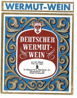 Labels - Wine & Champagne - Deutscher Wermut-Wein / Germany - Etikett Nr: 675 - Sonstige & Ohne Zuordnung