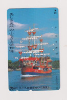 JAPAN  - Sailing Ship Magnetic Phonecard - Japan