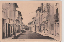 Bourg De Peage Grande Rue  Pub Vehicule Animée Ancien Bureau - Bourg-de-Péage