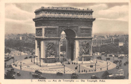 75-PARIS L ARC DE TRIOMPHE-N°4225-F/0323 - Triumphbogen