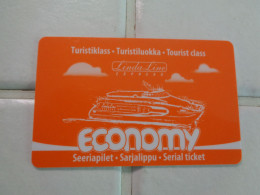 Estonia Shipping Co Card - Cartes D'hotel