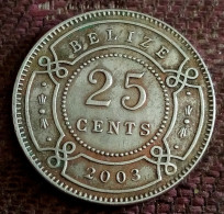 Belize, 25 Cents, 2003, Franklin Mint, KM:36, Agouz - Belize