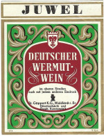 Labels - Wine & Champagne - JUWEL Deutscher Wermut-Wein / Germany - Etikett Nr: 674 - Andere & Zonder Classificatie